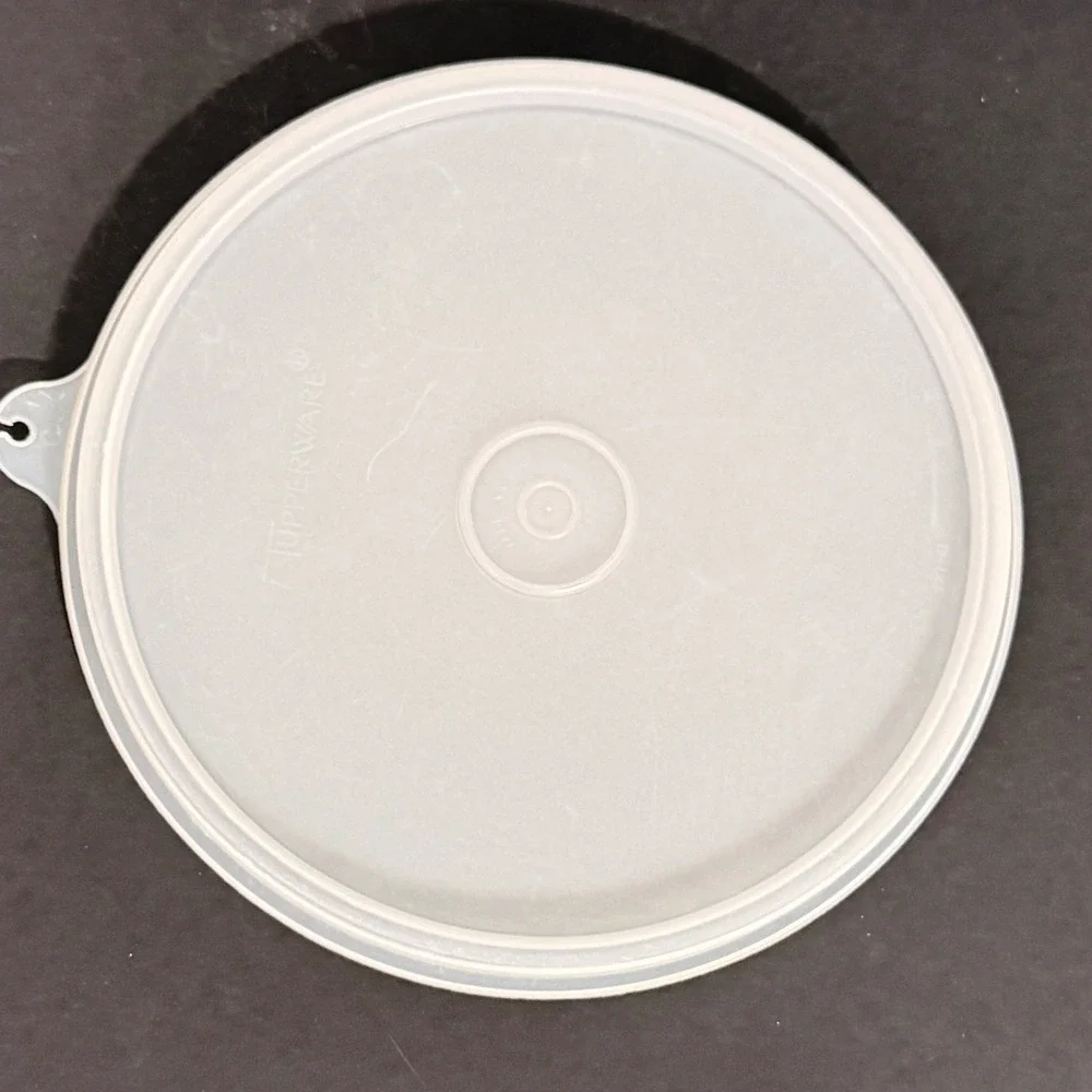 Tupperware Sheer Round Replacement Lid Seal 227-41 Vintage Made in USA 6.5 Inch
